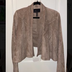 Never Worn BCBG MAXAZRIA Suede Crop Jacket